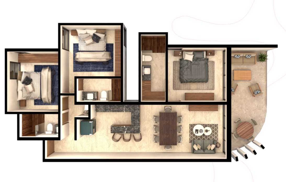 Apartment with panoramic view, gym, pre-construction, North Zone, M&eacute;rida