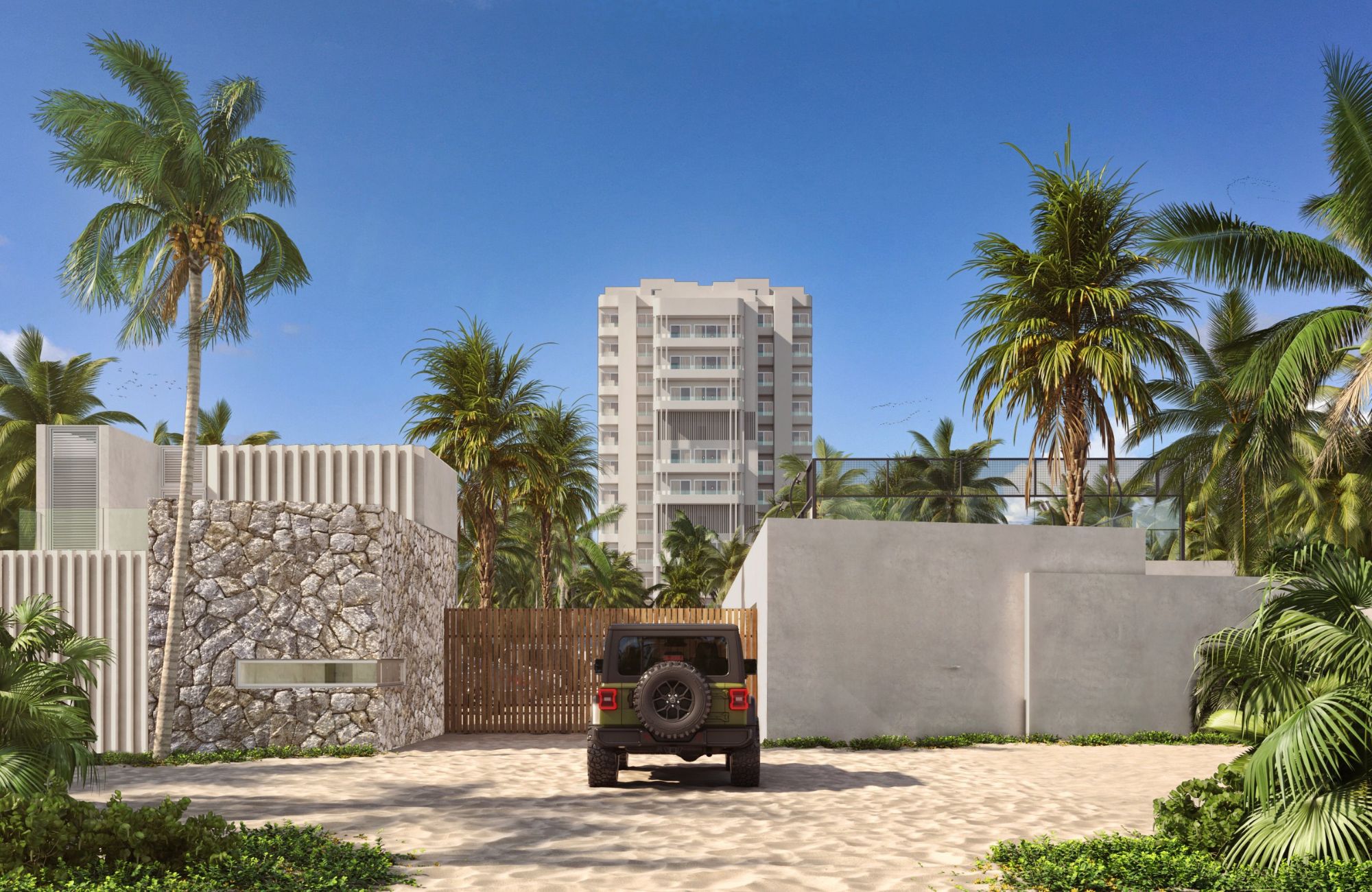 Beachfront condominium with balcony, paddle and tennis court, gym, snack bar, in Telchac, for sale, M&eacute;rida.