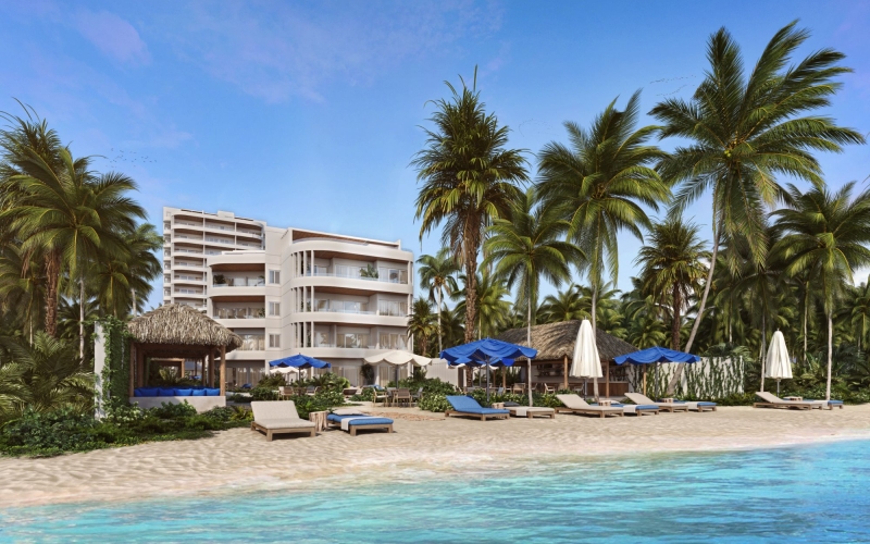 Condominium with pool, beach bar, for sale, San Benito, Yucat&aacute;n