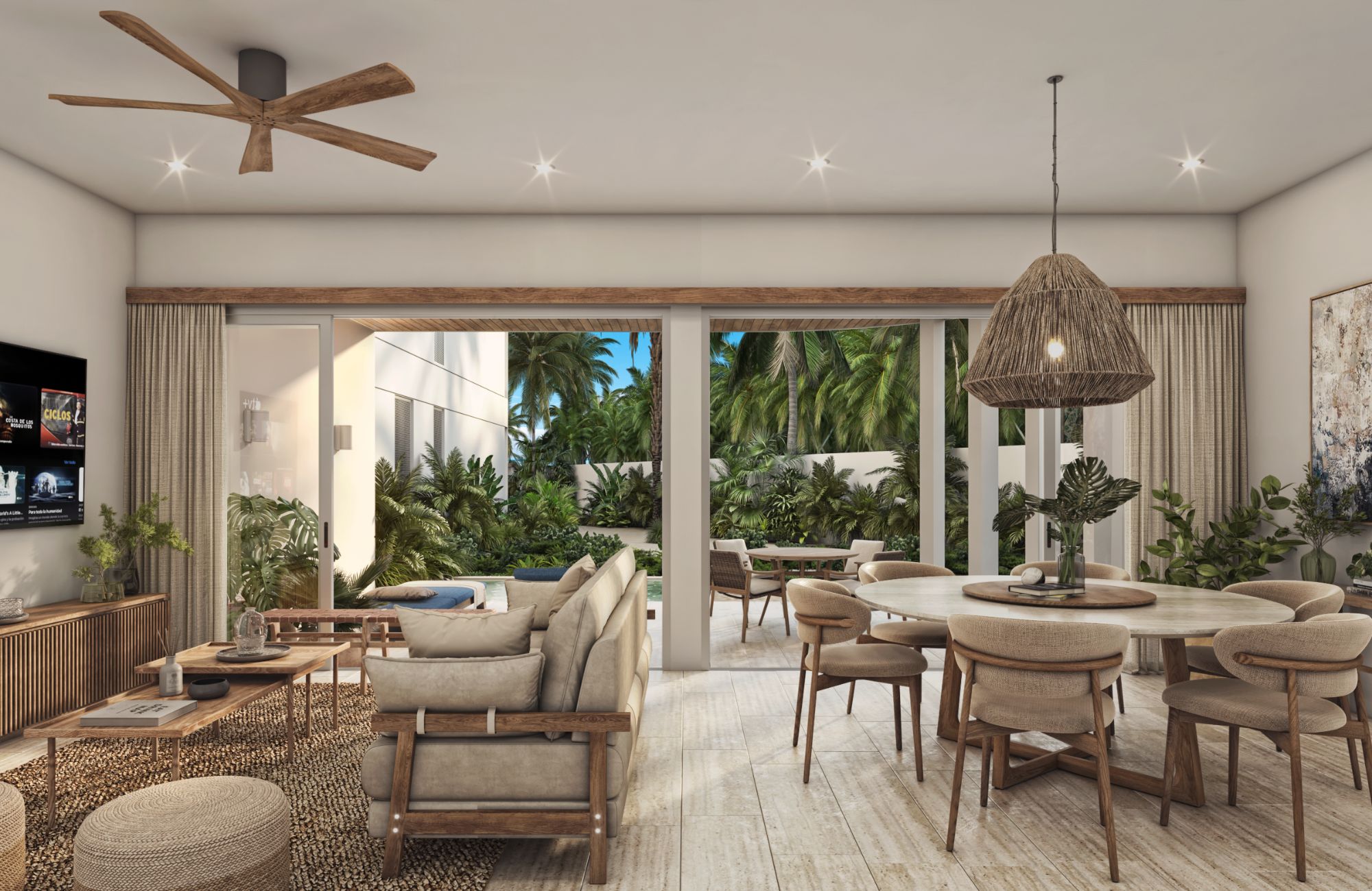 Marina view penthouse with beach club, sea boardwalk, pre-construction, for sale Progreso, Yucatan.