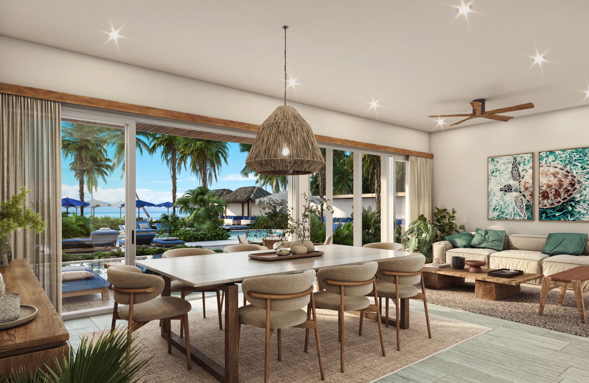 Marina view penthouse with beach club, sea boardwalk, pre-construction, for sale Progreso, Yucatan.