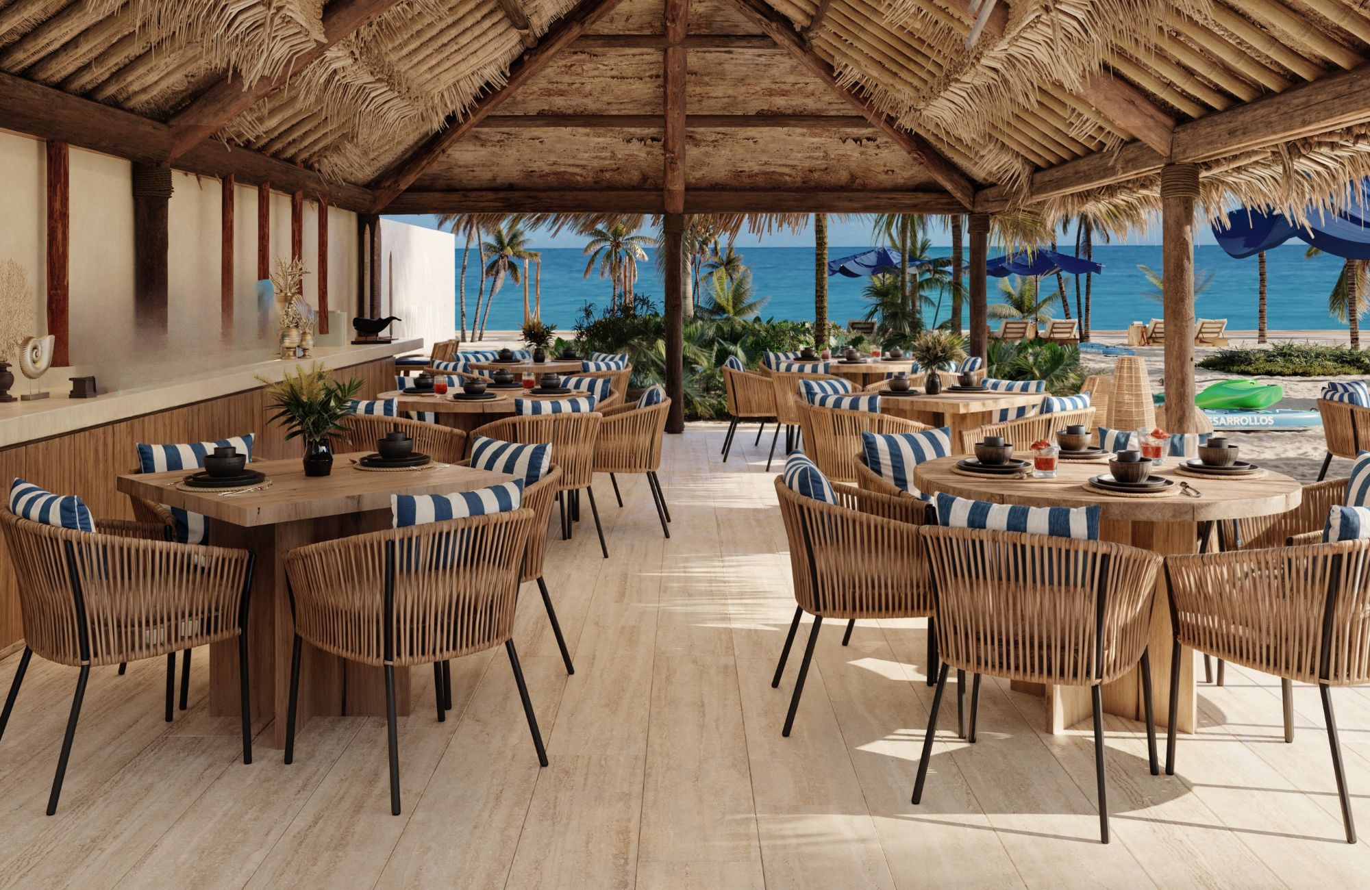 Marina view penthouse with beach club, sea boardwalk, pre-construction, for sale Progreso, Yucatan.