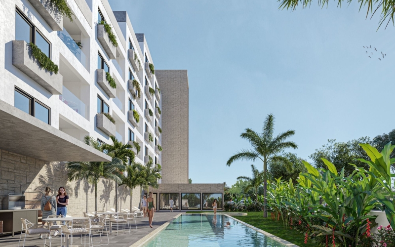 Condo with clubhouse and sports courts, for sale, Cumbres, Canc&uacute;n