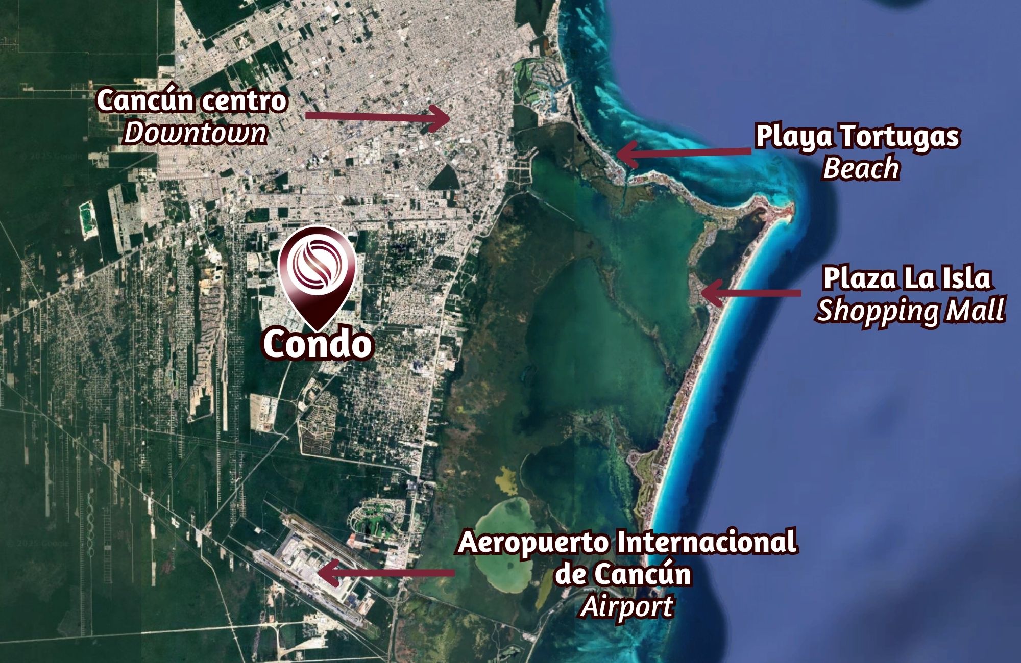 Condominium with security, pool and jacuzzi, pre-construction, for sale, Canc&uacute;n.