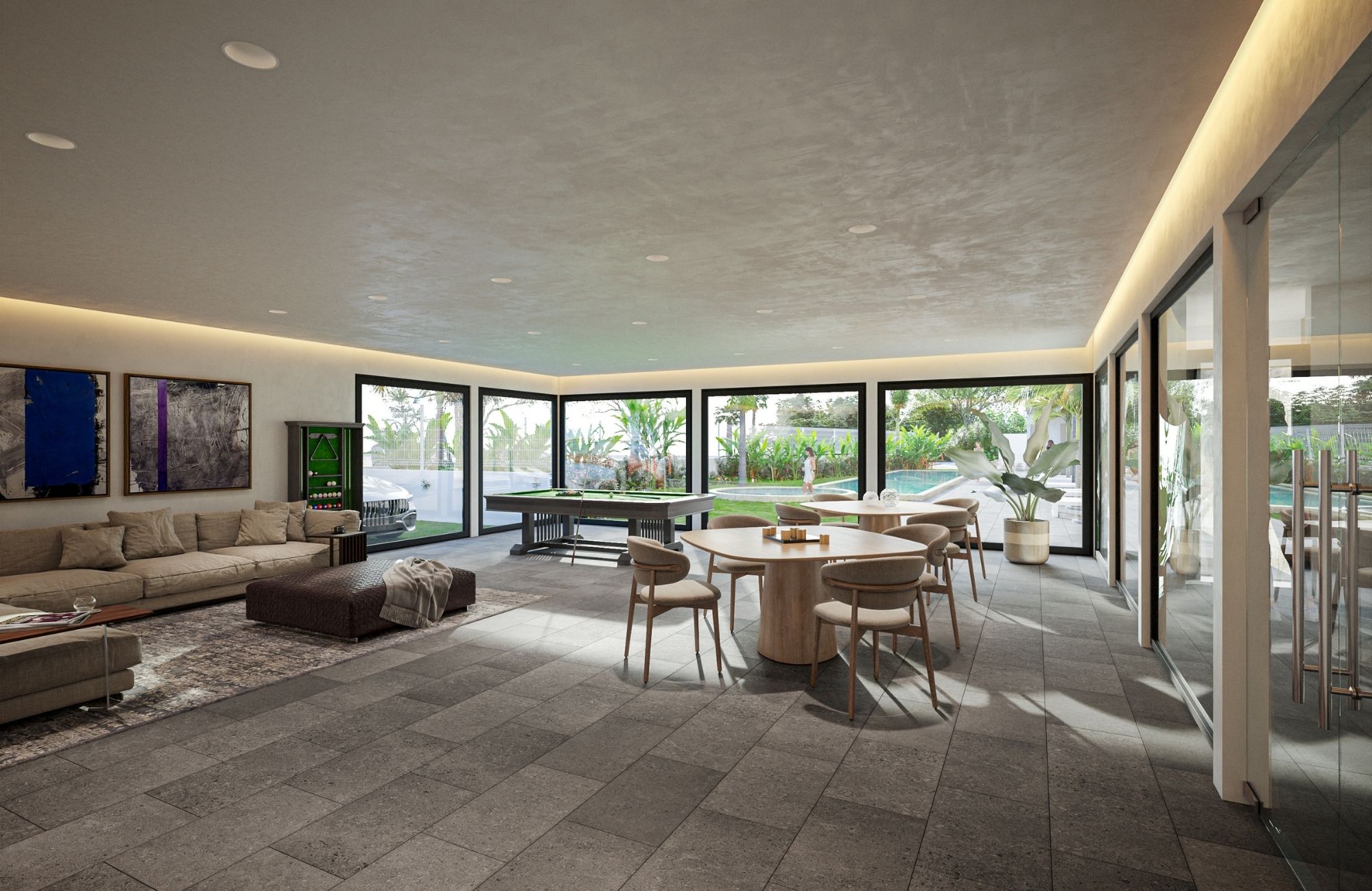 Condo con concierge, cine, spa, gimnasio, sky lounge, restaurante, area de perros y mas amenidades en preconstruccion, venta Cancun.