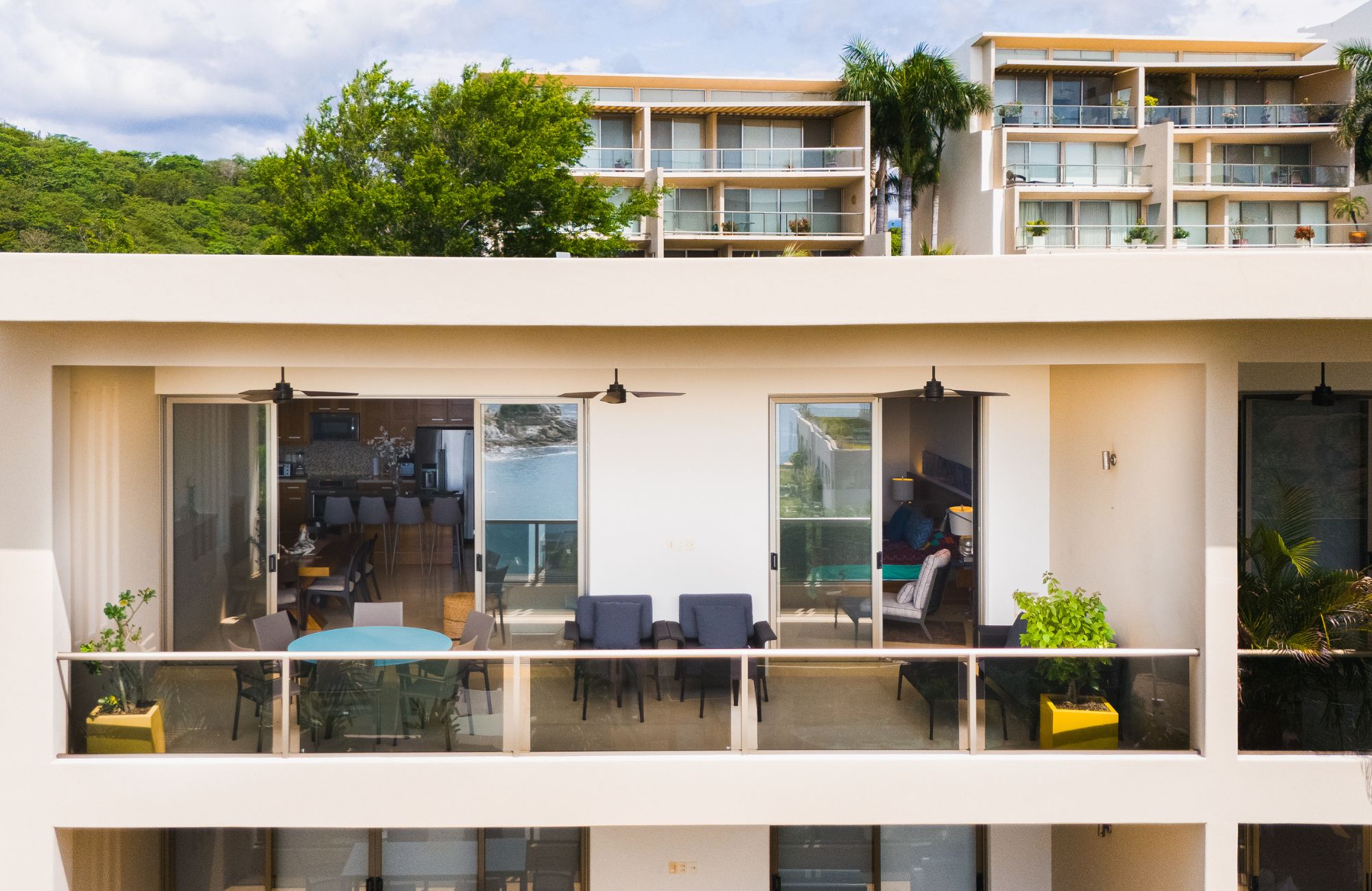 Penthouse con vista al mar, club de playa, en venta, Cosmo Residences, Huatulco