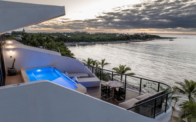 Beachfront Condo with Direct Beach Access for Sale, Tankah, Tulum