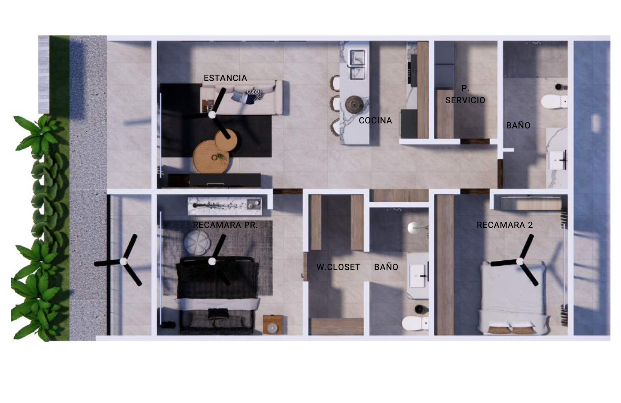 Apartment with Private Terrace, Shared Pools, for Sale, Santa Cruz Huatulco