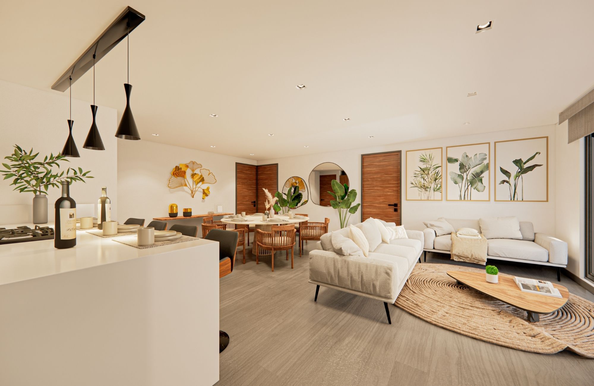 Condo with study and terrace for sale in Lagos del Sol, Canc&uacute;n