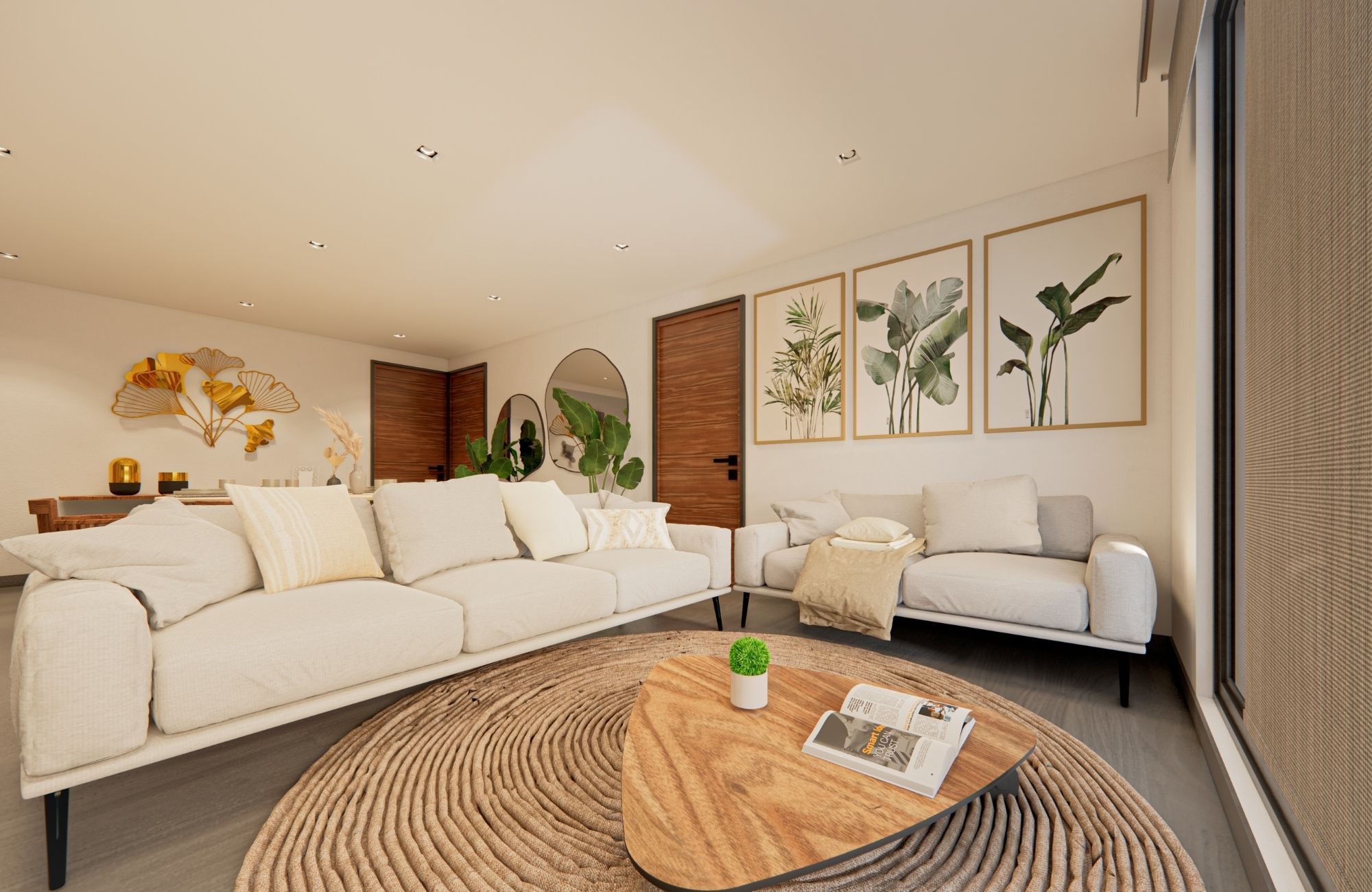 Condo with study and terrace for sale in Lagos del Sol, Canc&uacute;n