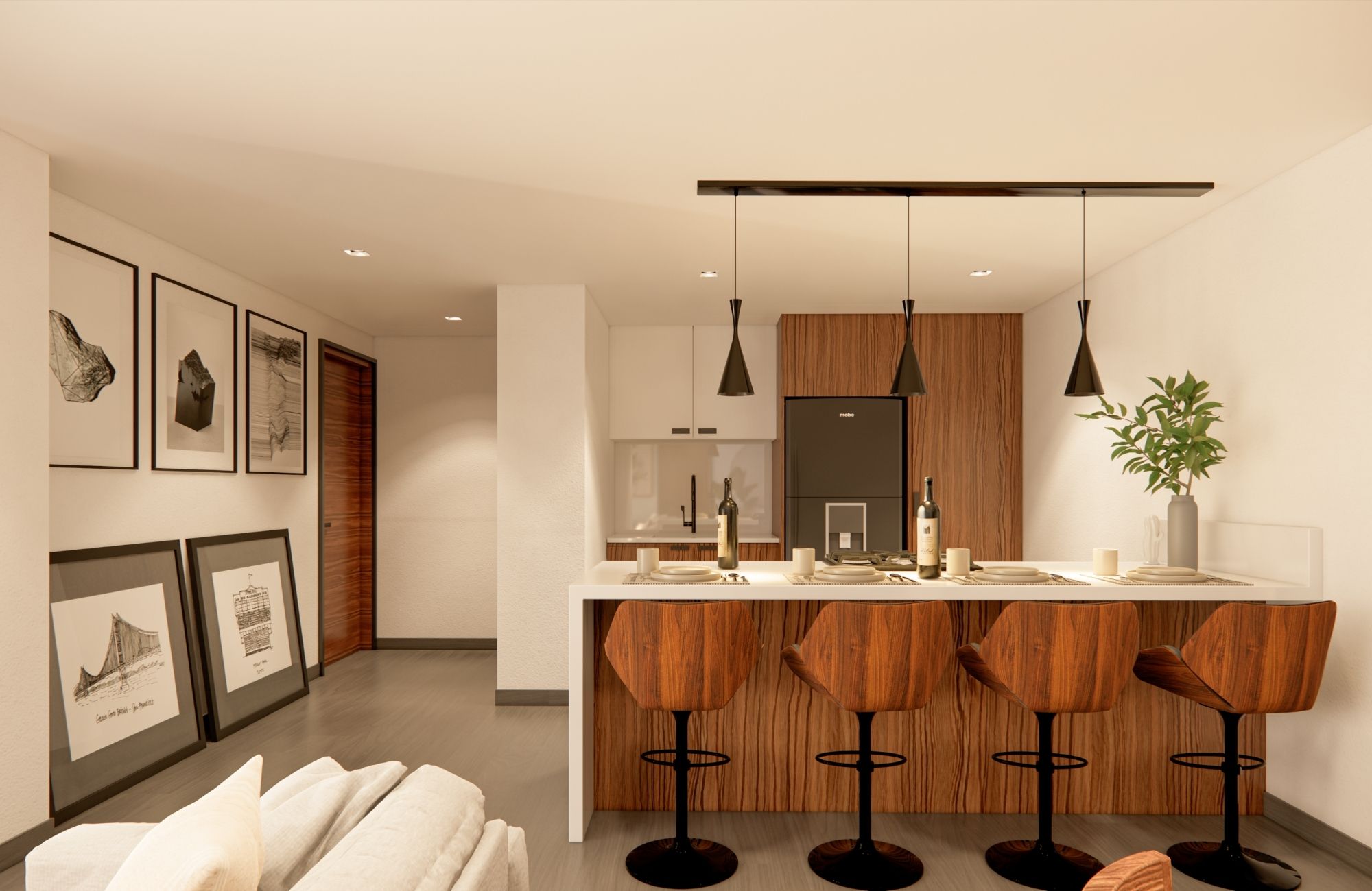 Condo with study and terrace for sale in Lagos del Sol, Canc&uacute;n