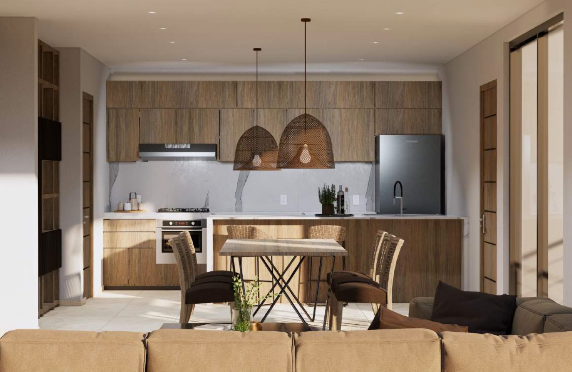 House with private pool, studio, double height, Sector O for sale Huatulco.