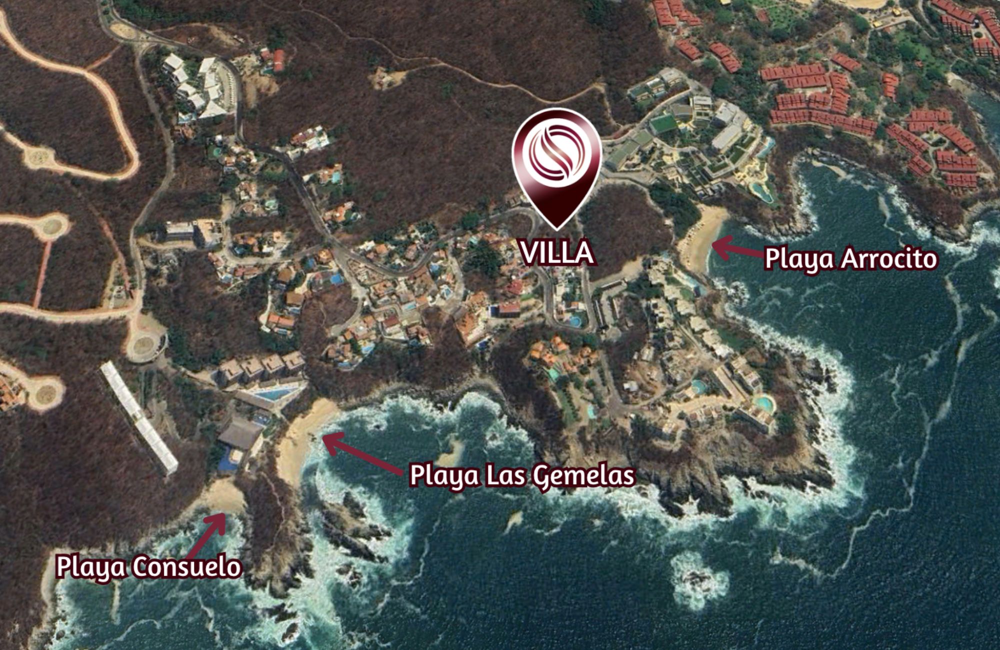 House with private pool, studio, double height, Sector O for sale Huatulco.