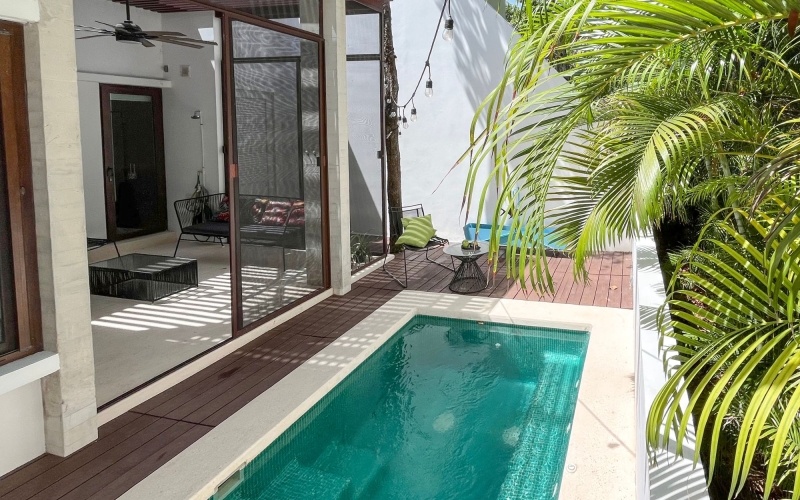 Stylish Jungle Retreat, Private Pool and Rooftop in TAO Tulum Country Club