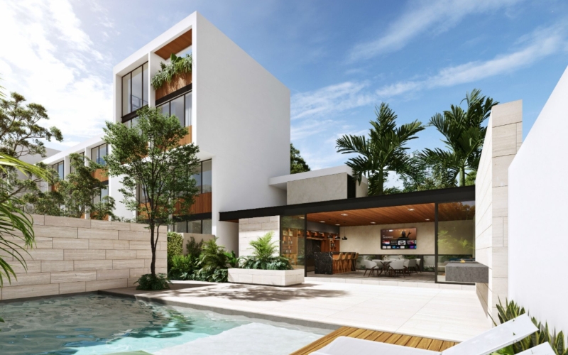 Departamento con m&uacute;ltiples amenidades, en venta, Zona Norte, M&eacute;rida