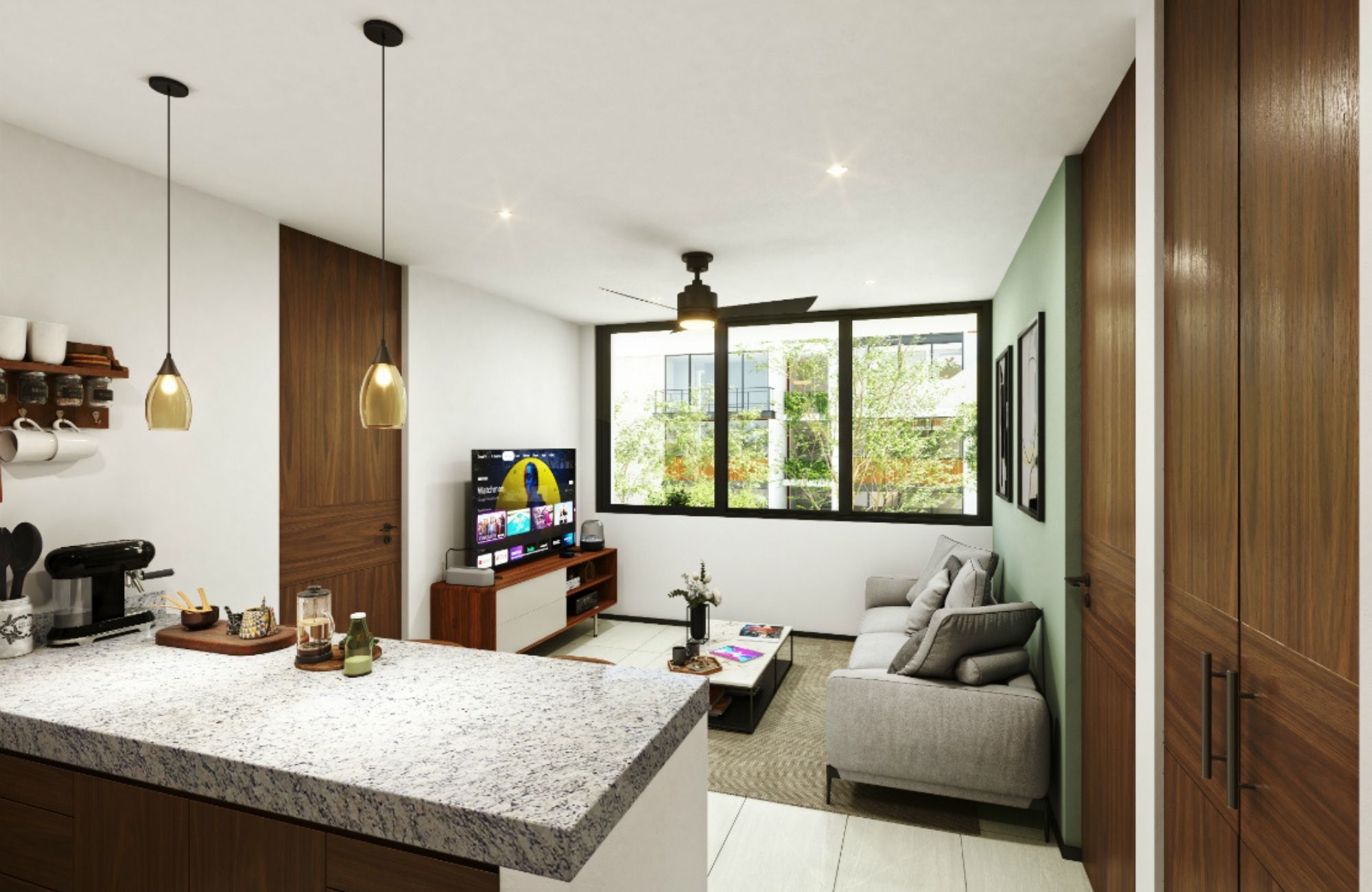 Departamento con rooftop com&uacute;n, en venta, Zona Norte, M&eacute;rida