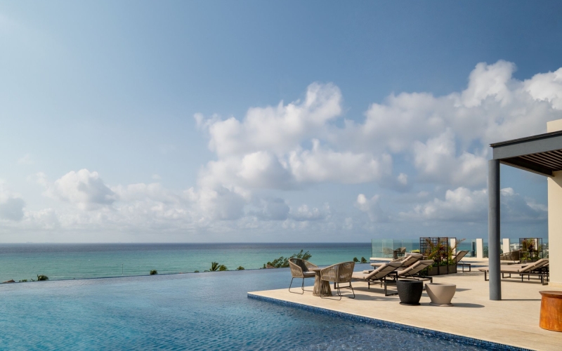 Departamento con alberca privada, en venta, Centro Playa del Carmen