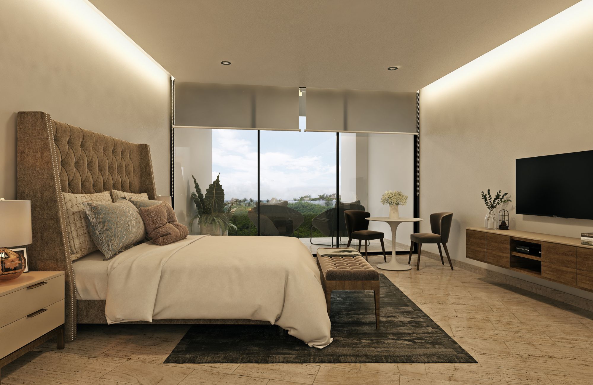 Departamento de lujo, vista al mar, en venta, Corasol, Playa del Carmen