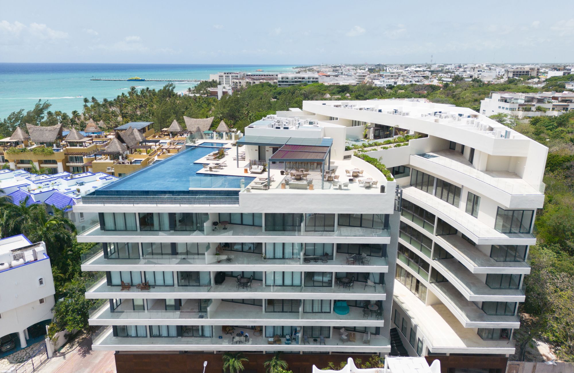 Penthouse Frente al Mar con Vista al Oc&eacute;ano en Venta, Coco Beach, Playa del Carmen