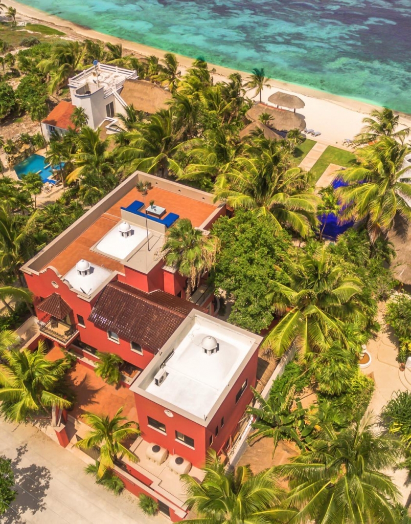 Luxury Beachfront villa on beautiful Soliman Bay.