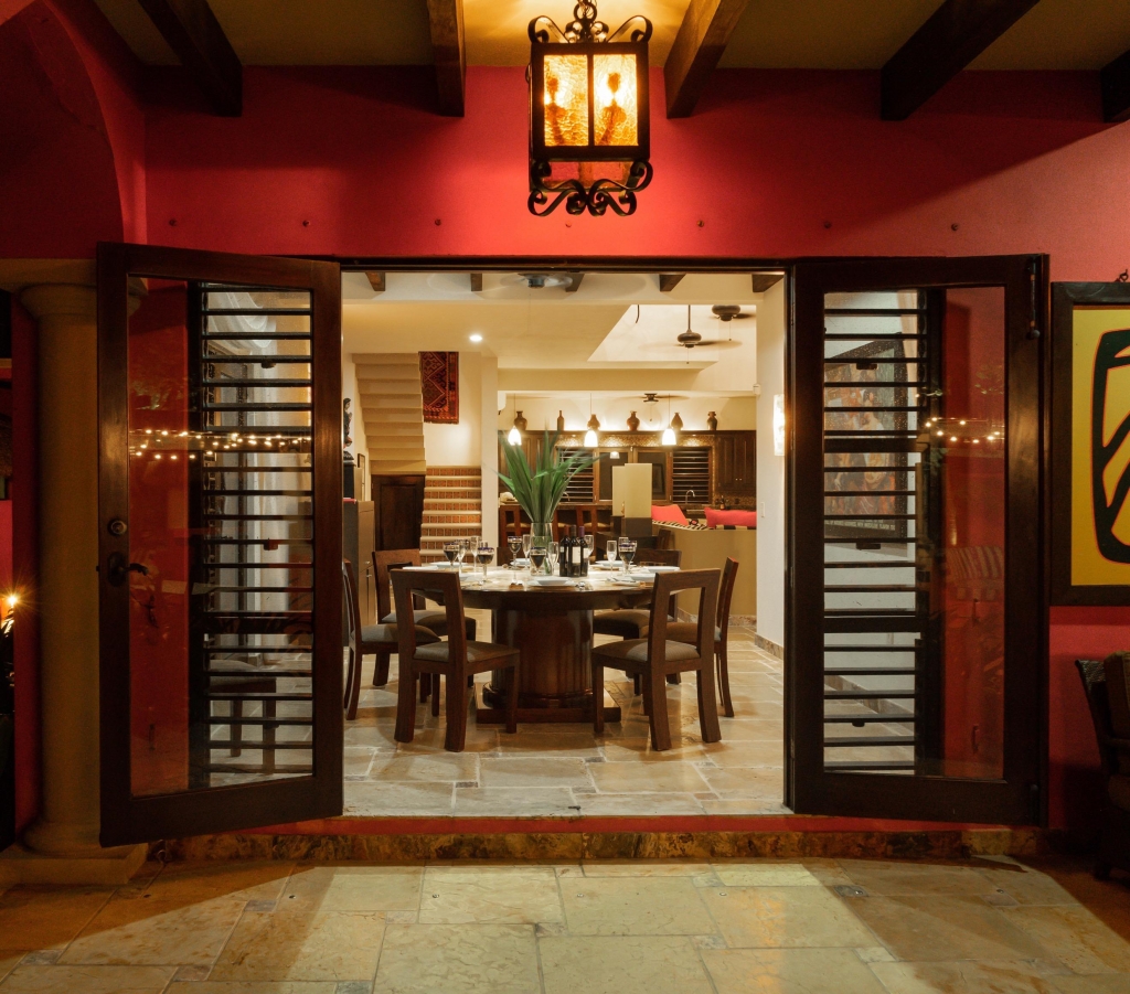 Luxury Beachfront villa on beautiful Soliman Bay.