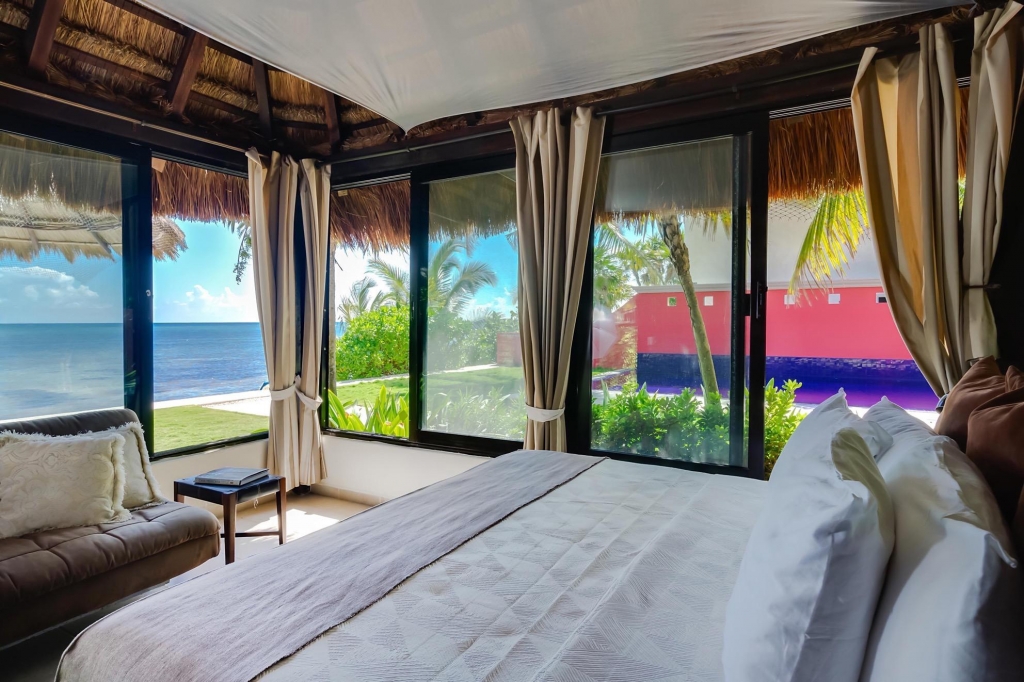 Luxury Beachfront villa on beautiful Soliman Bay.