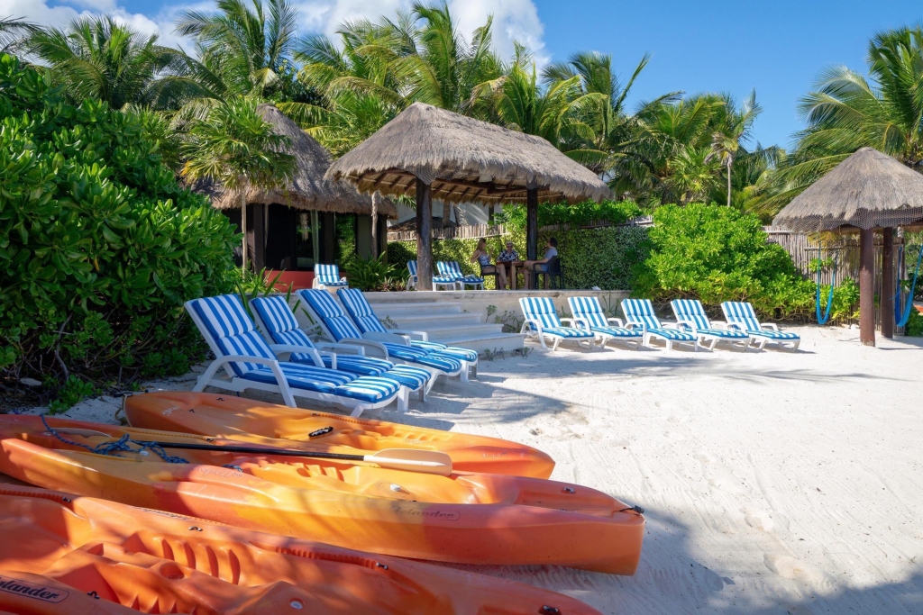 Luxury Beachfront villa on beautiful Soliman Bay.