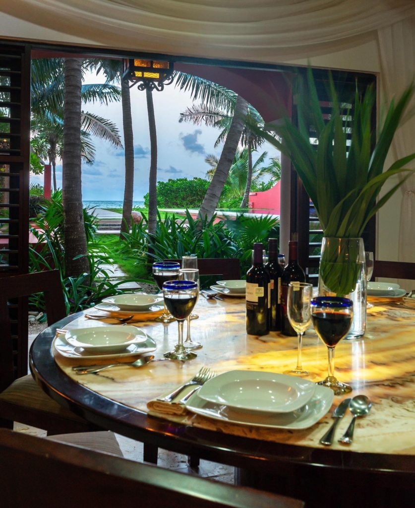 Luxury Beachfront villa on beautiful Soliman Bay.