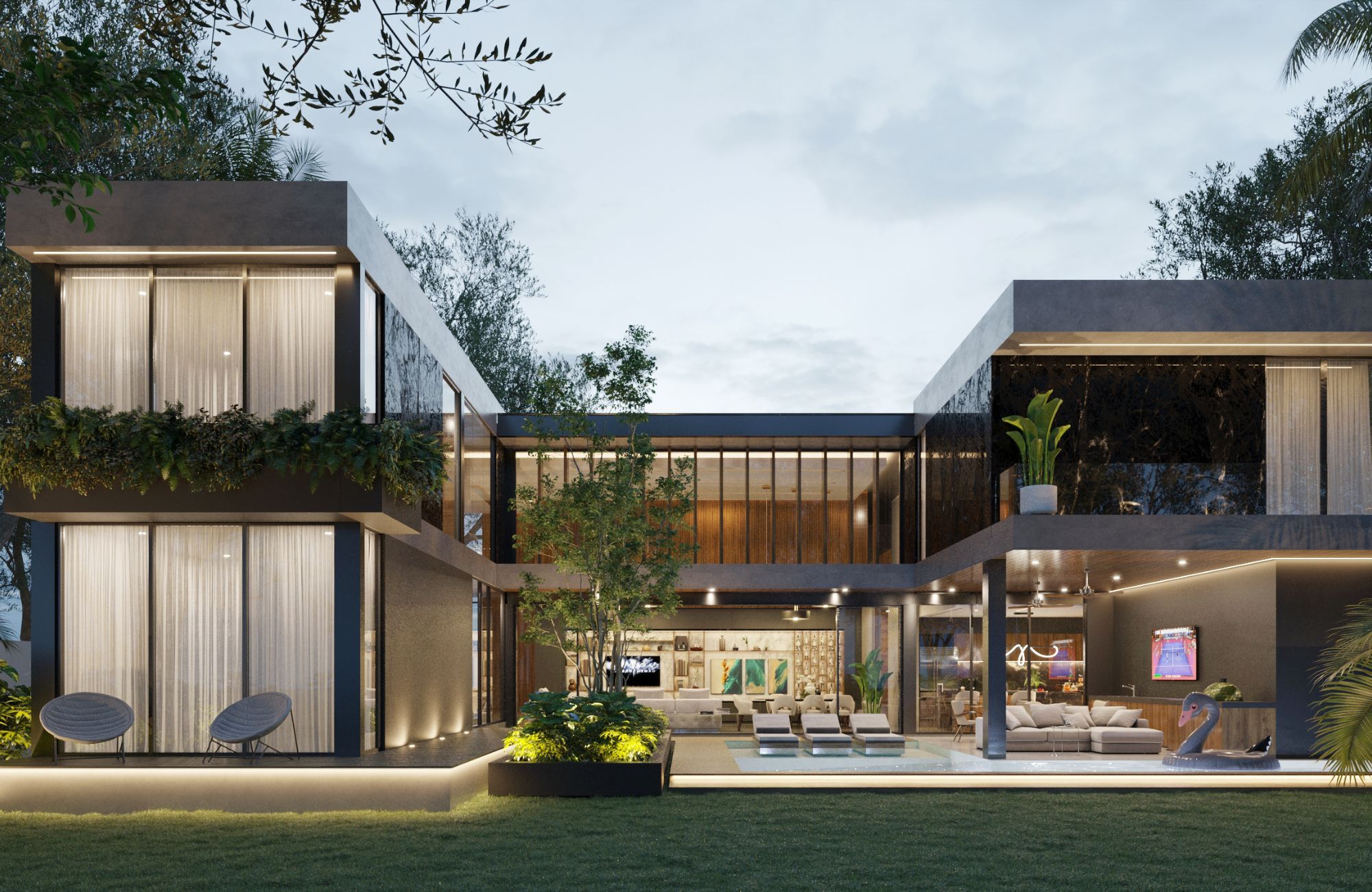 Casa con alberca privada y vista al campo de golf, en venta, Yucatan Country Club, Yucatan