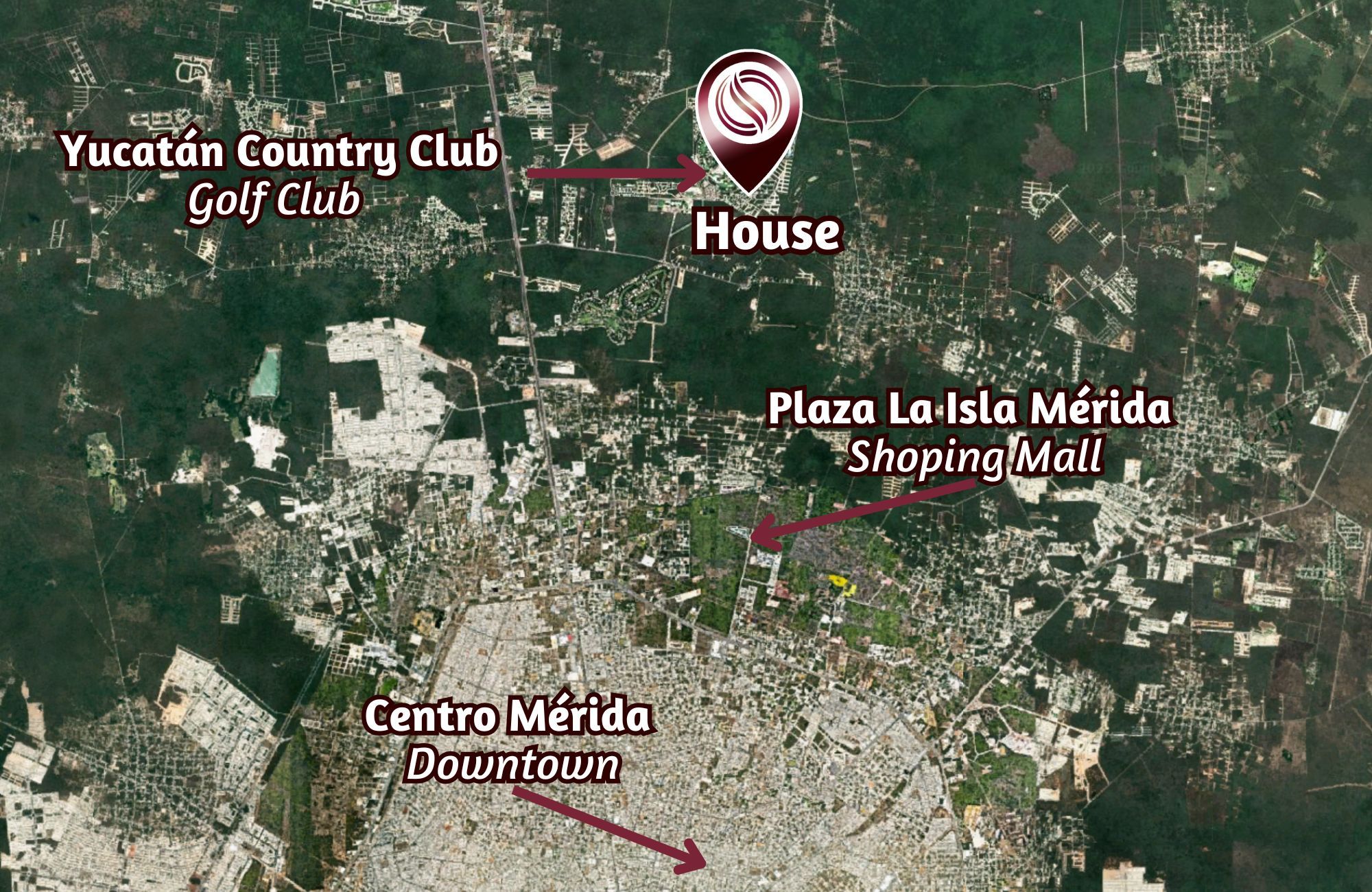 Casa con alberca privada y vista al campo de golf, en venta, Yucatan Country Club, Yucatan