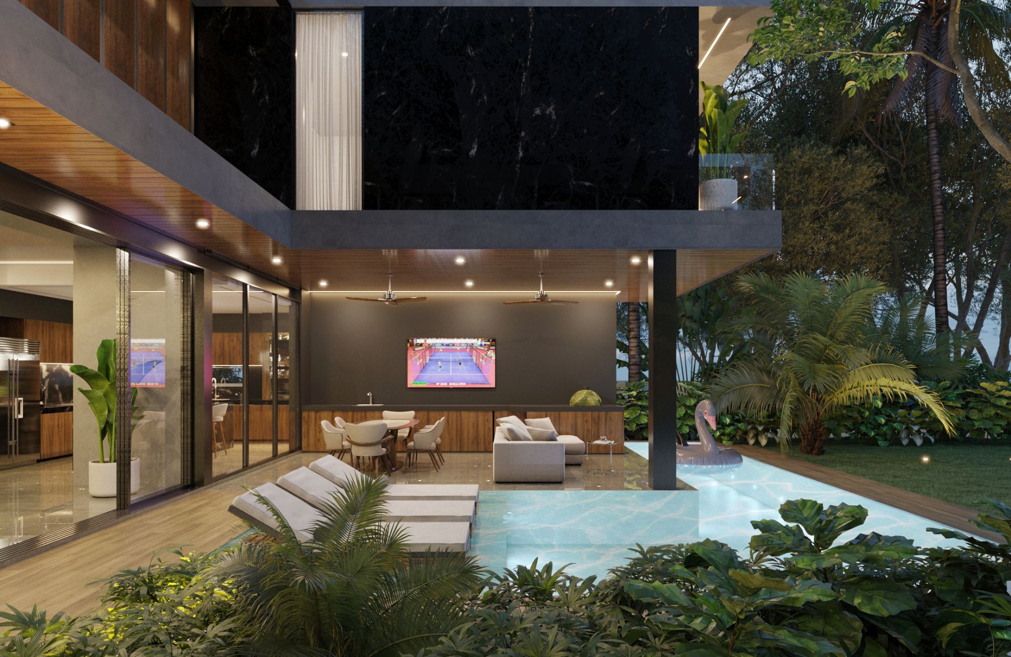 Casa con alberca privada y vista al campo de golf, en venta, Yucatan Country Club, Yucatan