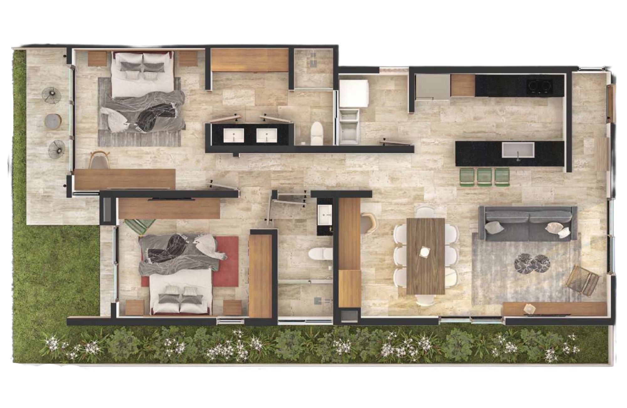 Penthouse de dos pisos con jacuzzi, terraza, pet-friendly en venta M&eacute;rida