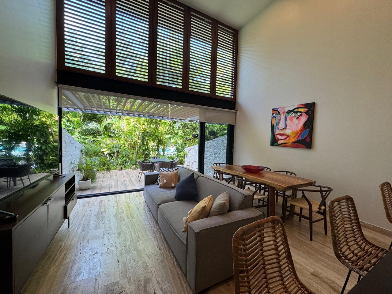 Condo steps from Fifth Avenue and the beach, rooftop, for sale Playa del Carmen.