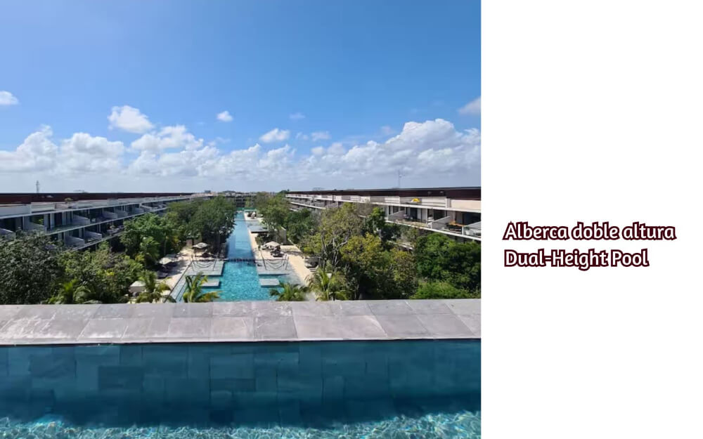 Condo steps from Fifth Avenue and the beach, rooftop, for sale Playa del Carmen.