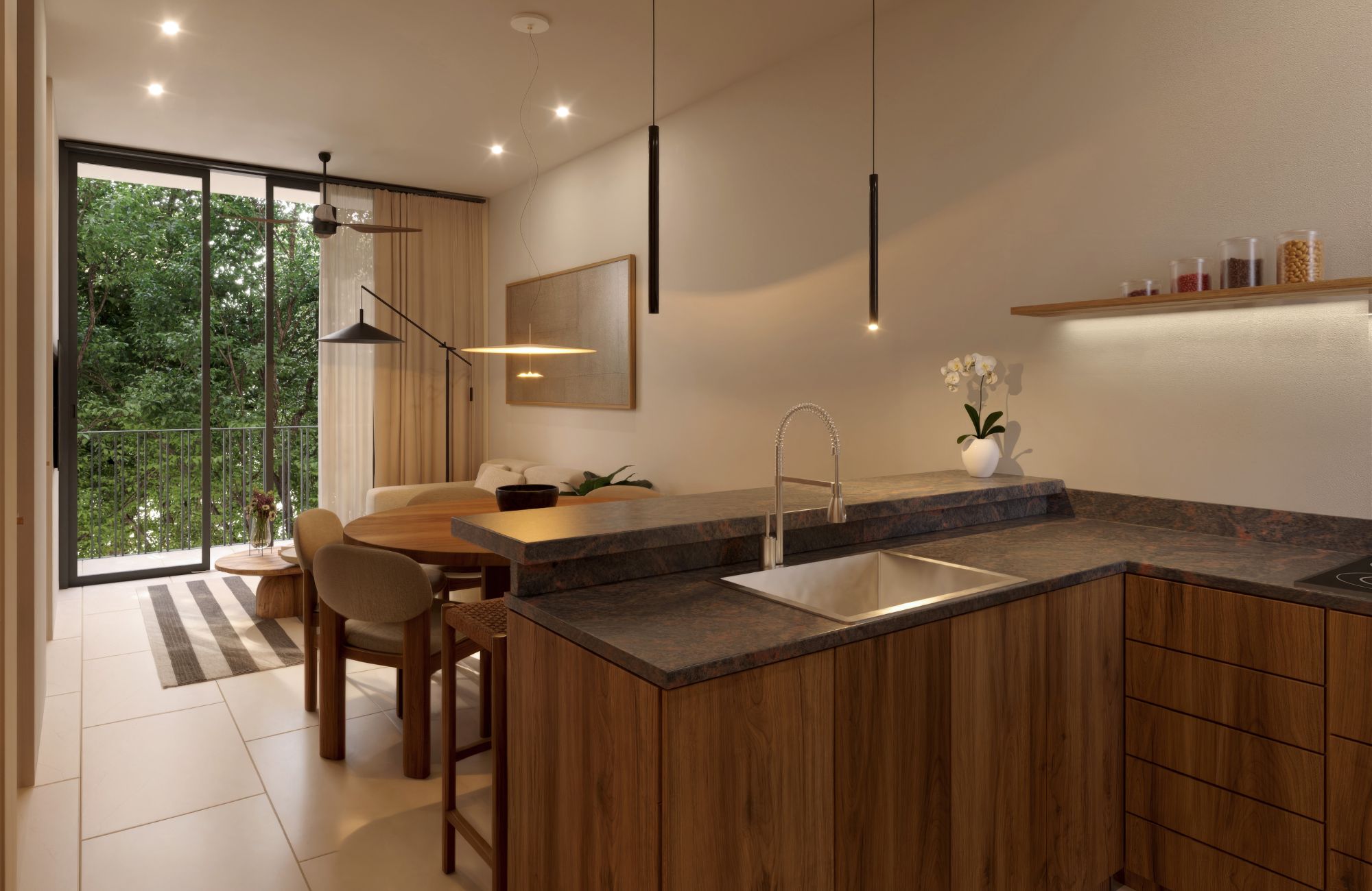 Condominium with terrace, pool, pre-construction bar area, North Zone, for sale, M&eacute;rida