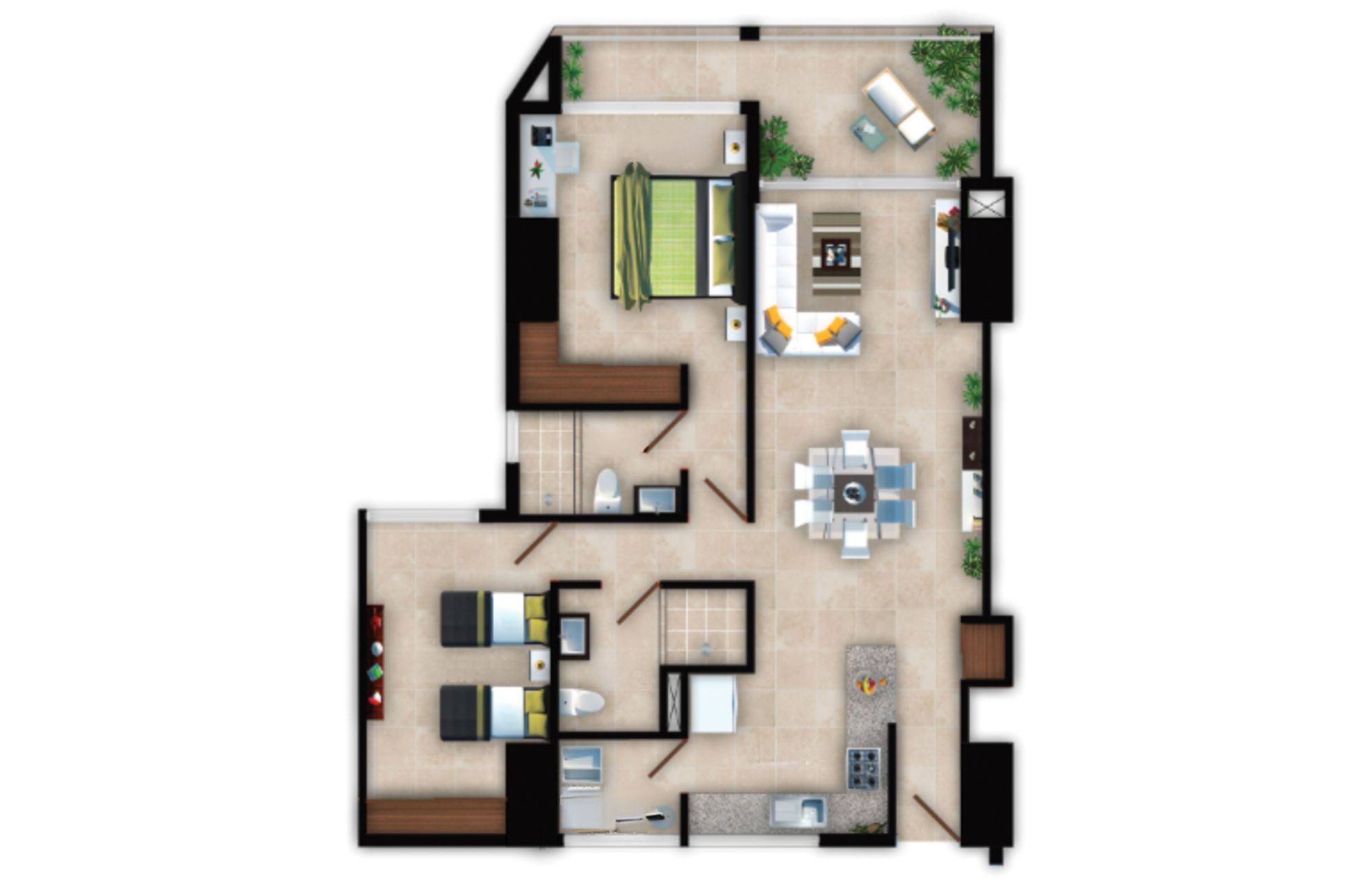 Penthouse with Clubhouse for sale, Via Cumbres, Canc&uacute;n