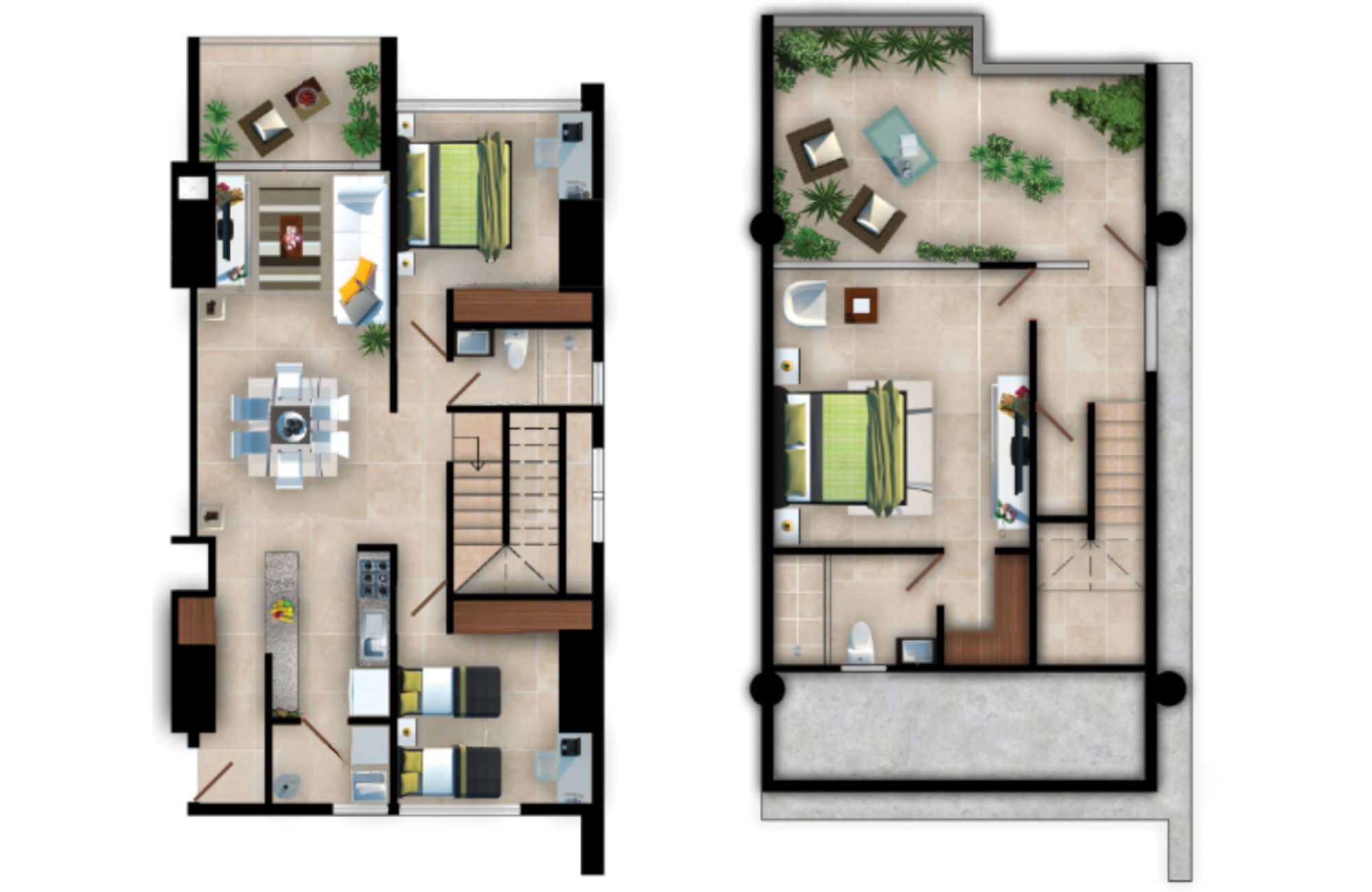 Apartment with spa and gym for sale, Zona aeropuerto, Canc&uacute;n.