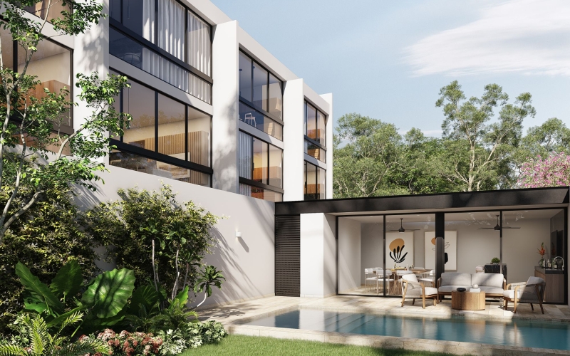 Condo with Terrace and Private Garden, for Sale, North Zone, M&eacute;rida