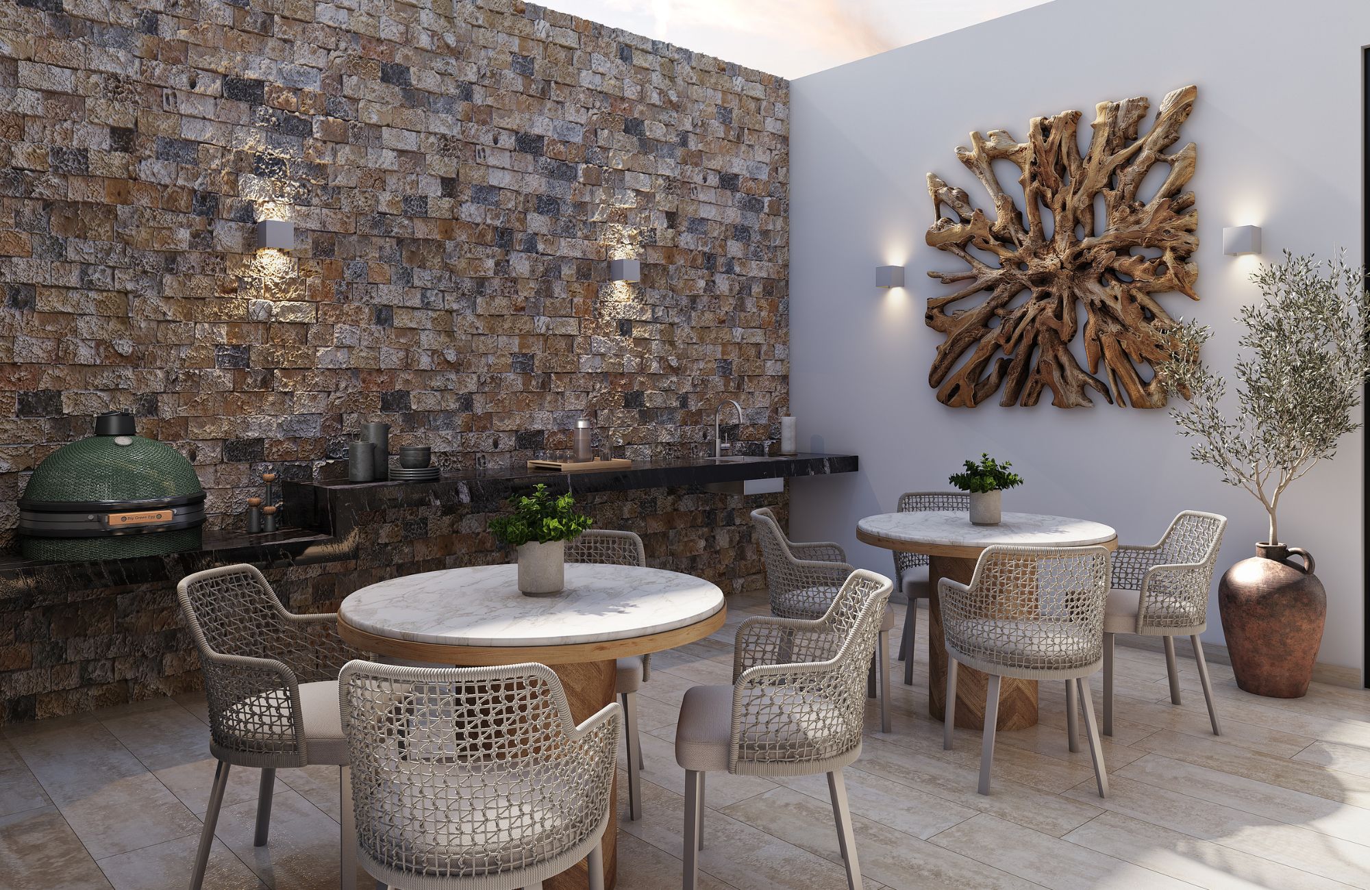 Condominium with balcony, roof terrace, pergolas for events, sale, North Zone, M&eacute;rida.