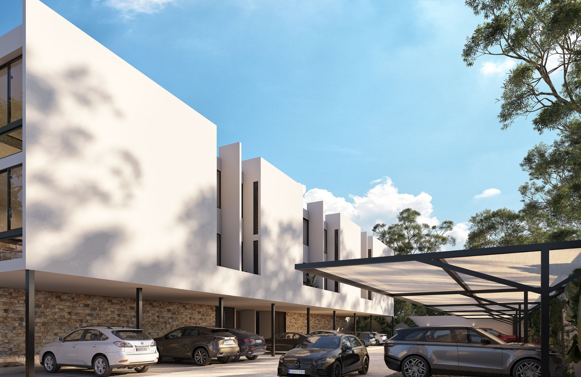 Condominium with balcony, roof terrace, pergolas for events, sale, North Zone, M&eacute;rida.