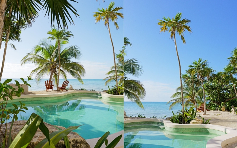 Departamento frente al mar en venta, Tankah, Tulum