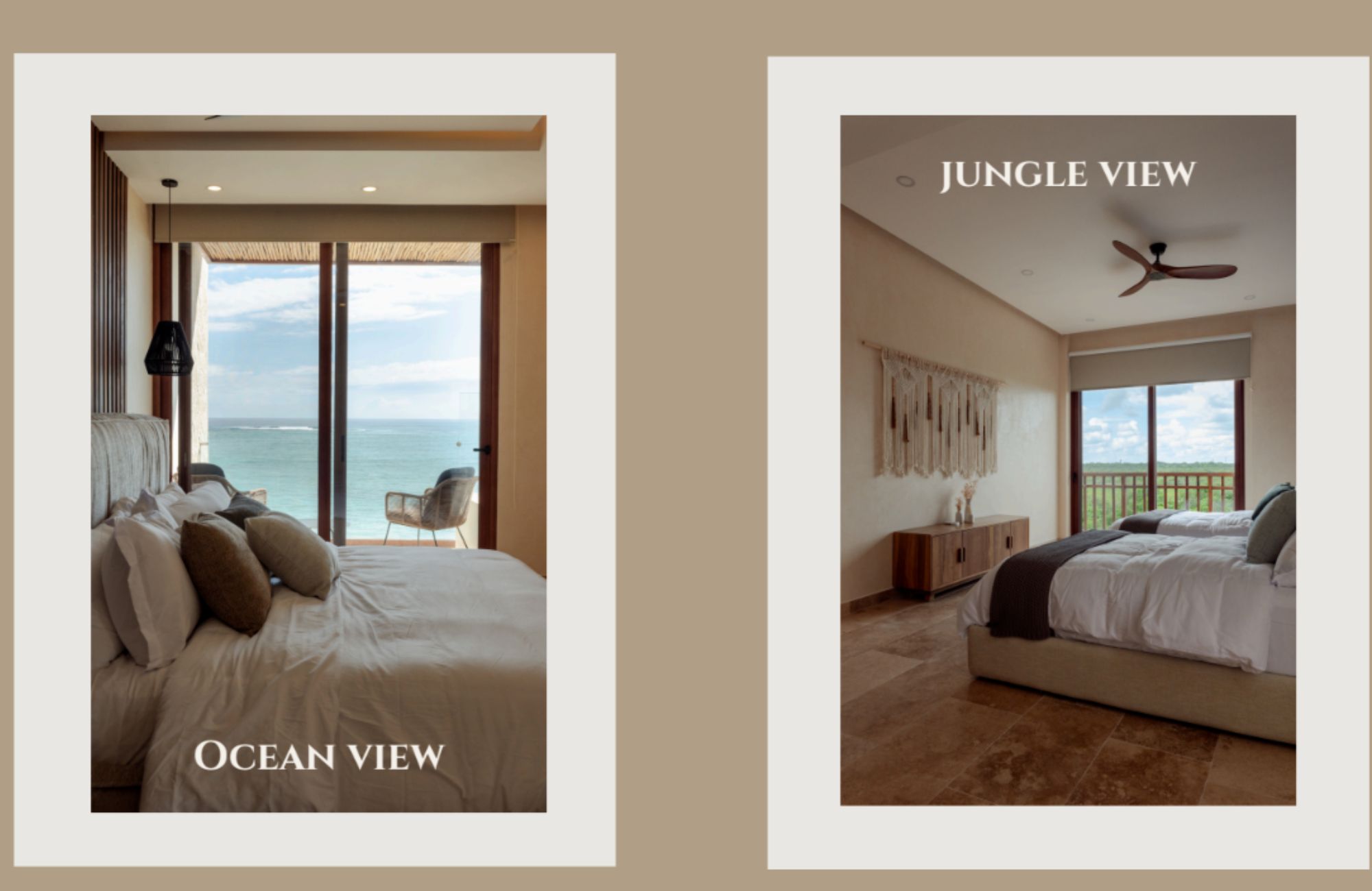 Oceanfront apartment, private pool, terrace, lock off, pre-sale Tulum.