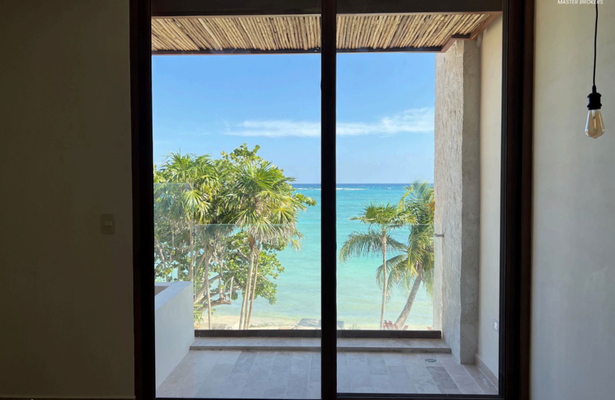 Oceanfront apartment, private pool, terrace, lock off, pre-sale Tulum.