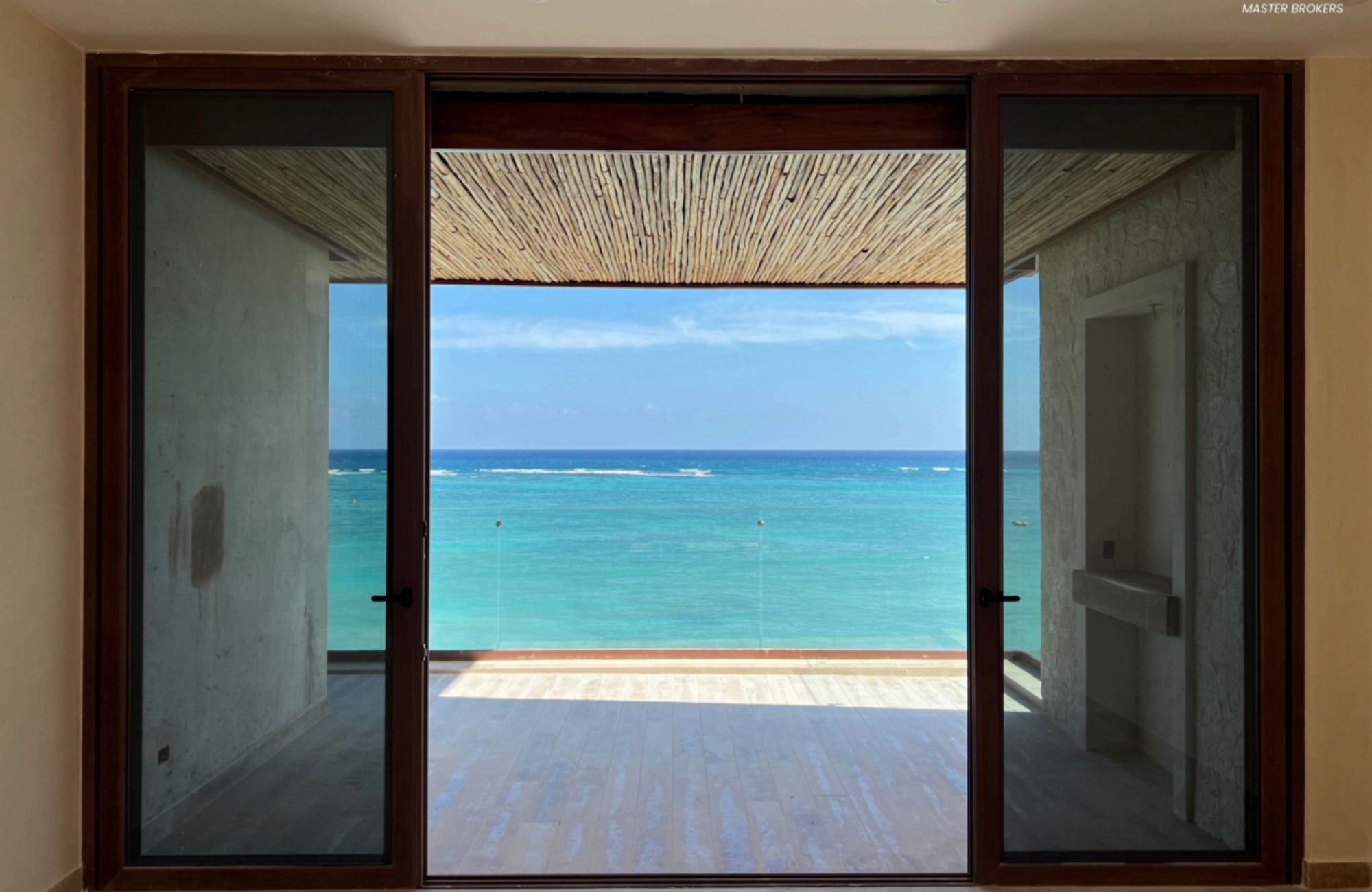 Condo with terrace and balcony, beach club, natural pool, for sale, Tankah, Tulum