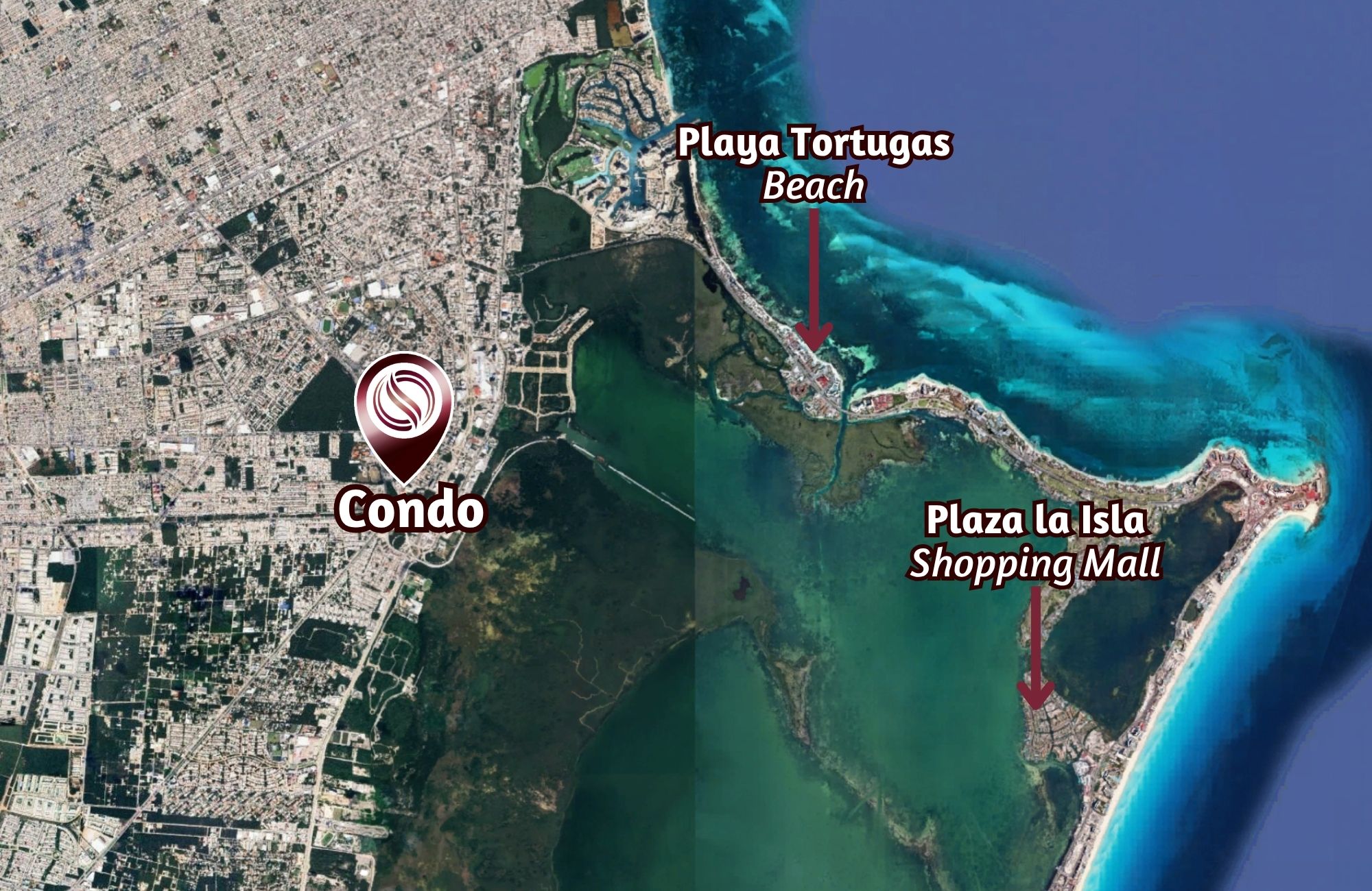 Condo, panoramic views, terrace, service room for sale, Las Am&eacute;ricas Zone, Canc&uacute;n