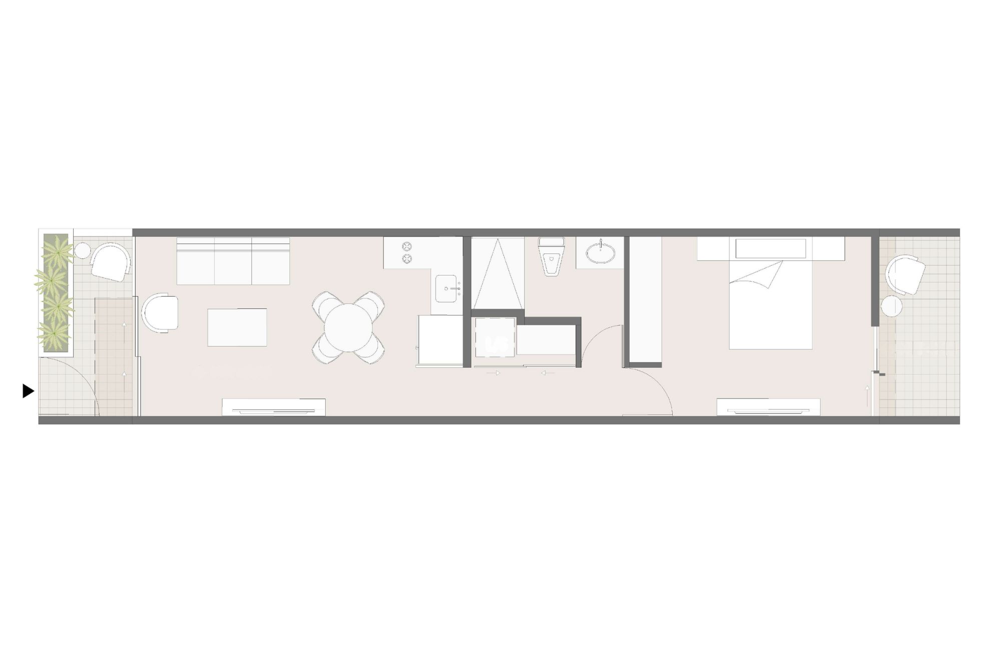 Apartment with rooftop, pool, barbecue area, business center, concierge, Villas La Hacienda for sale, Merida North Zone