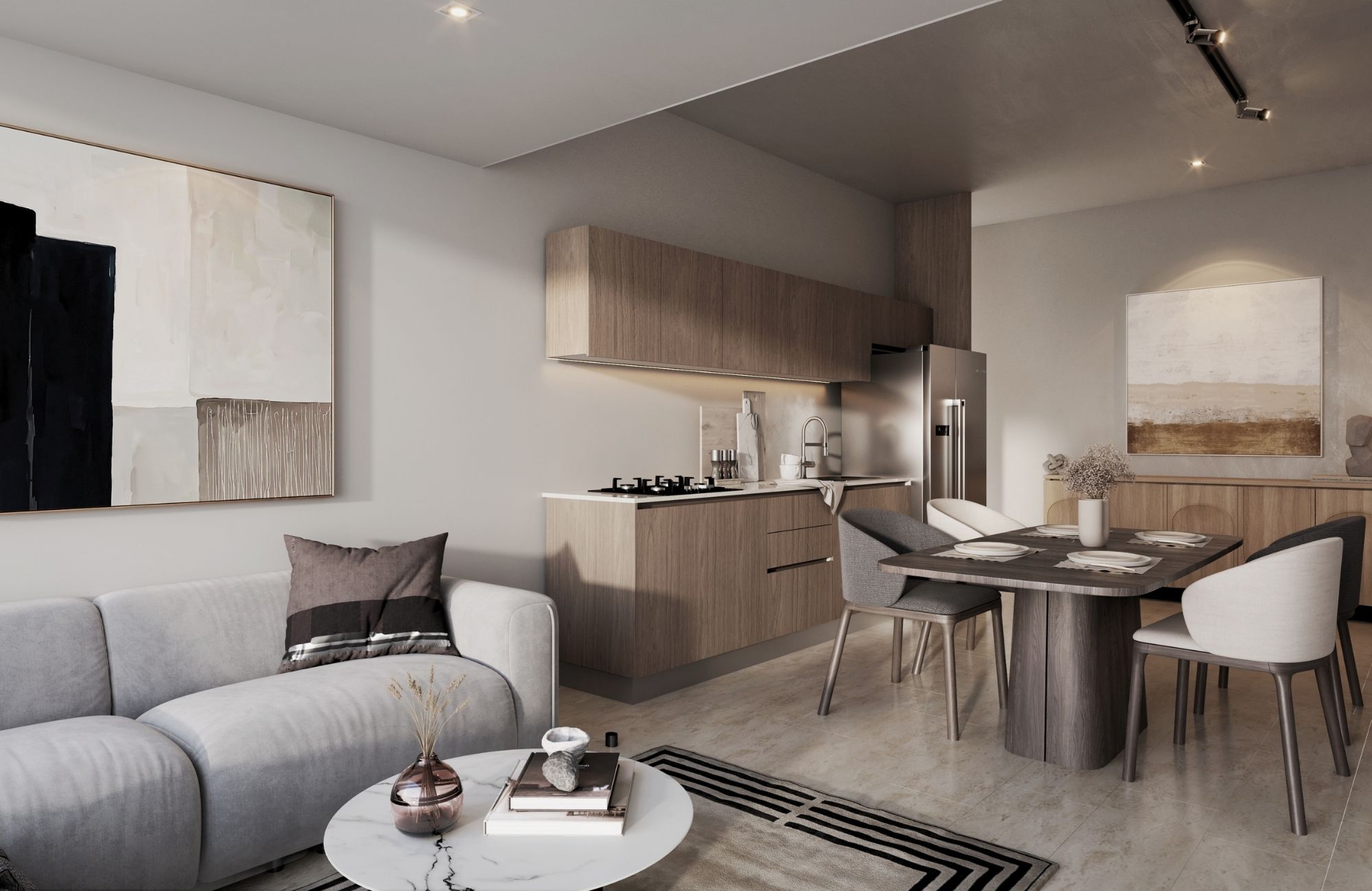 Apartment with rooftop, pool, barbecue area, business center, concierge, Villas La Hacienda for sale, Merida North Zone