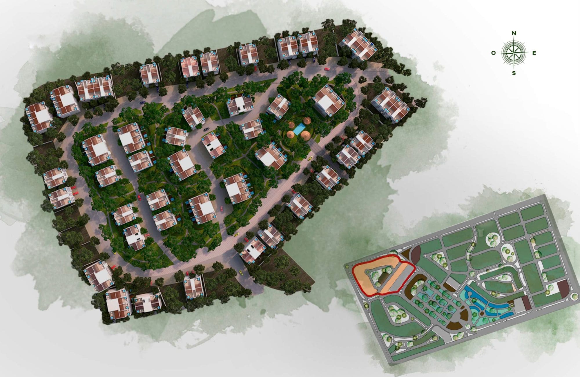 Land in community surrounded by nature with amenities, sale Tulum