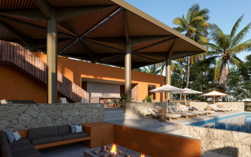 Beachfront condo with beach club, in Costa Mujeres, Canc&uacute;n