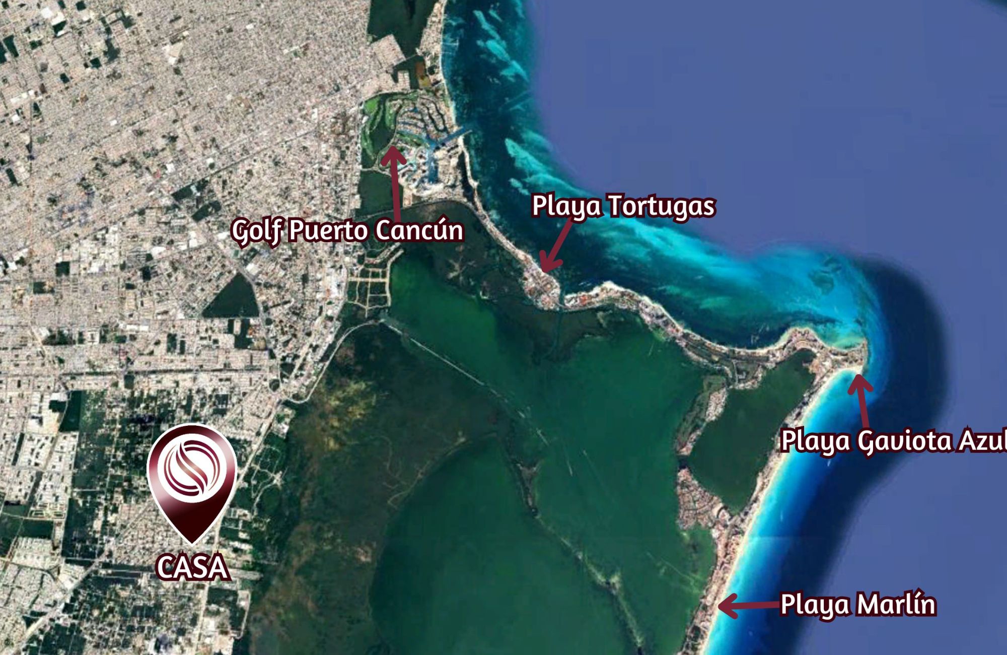 Casa de lujo, alberca privada, m&uacute;ltiples terrazas, en venta, Huayac&aacute;n, Canc&uacute;n&nbsp;